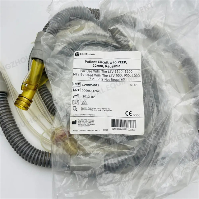 17997-001 CareFusion Vyaire CIRCUITO, UTJAWI WO PEEP RUSBL 22MM UKA LTV1150 1200. Ukaxa m&auml; juk’a pachanakwa lurasi